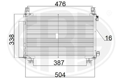 667185 ERA Конденсатор, кондиционер