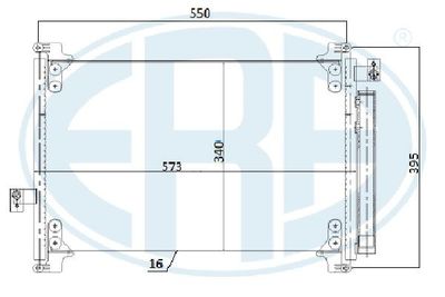 667273 ERA Конденсатор, кондиционер