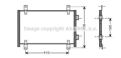 FTA5302 AVA QUALITY COOLING Конденсатор, кондиционер