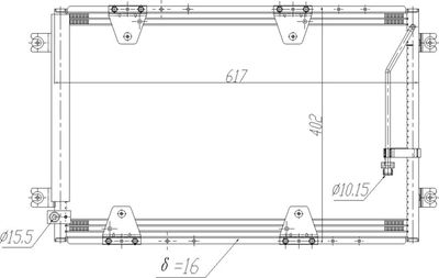 621578 HART Конденсатор, кондиционер