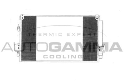 103316 AUTOGAMMA Конденсатор, кондиционер