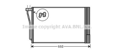 BW5490D AVA QUALITY COOLING Конденсатор, кондиционер