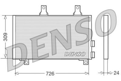 DCN11003 DENSO Конденсатор, кондиционер