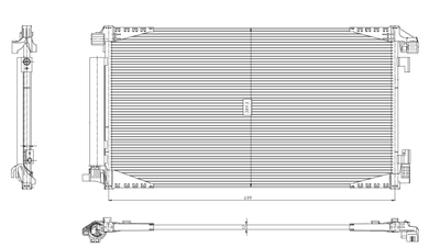 WG2160711 WILMINK GROUP Конденсатор, кондиционер