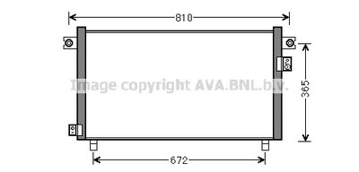 DN5330 AVA QUALITY COOLING Конденсатор, кондиционер