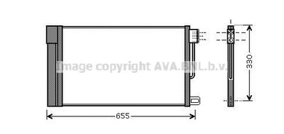 FTA5314D AVA QUALITY COOLING Конденсатор, кондиционер