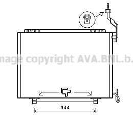 FD5610 AVA QUALITY COOLING Конденсатор, кондиционер