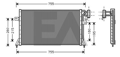 30C12005 EACLIMA Конденсатор, кондиционер