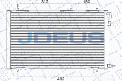 721M50 JDEUS Конденсатор, кондиционер