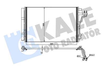 345470 KALE OTO RADYATÖR Конденсатор, кондиционер