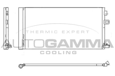 107515 AUTOGAMMA Конденсатор, кондиционер