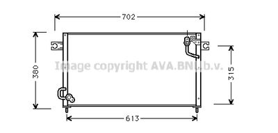 MT5124 AVA QUALITY COOLING Конденсатор, кондиционер