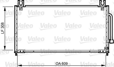 814257 VALEO Конденсатор, кондиционер