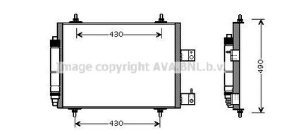 CNA5213D AVA QUALITY COOLING Конденсатор, кондиционер