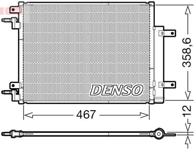 DCN20046 DENSO Конденсатор, кондиционер