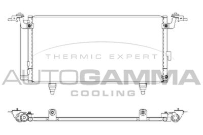 105971 AUTOGAMMA Конденсатор, кондиционер