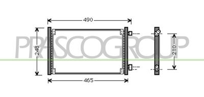 FT019C001 PRASCO Конденсатор, кондиционер