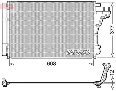 DCN43004 DENSO Конденсатор, кондиционер