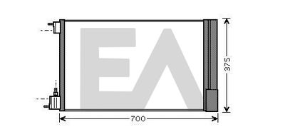 30C54056 EACLIMA Конденсатор, кондиционер