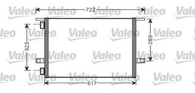 818028 VALEO Конденсатор, кондиционер