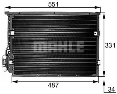 AC177000S MAHLE Конденсатор, кондиционер