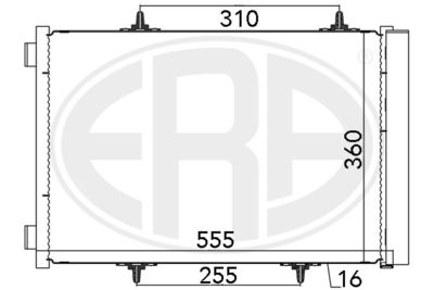 667025 ERA Конденсатор, кондиционер