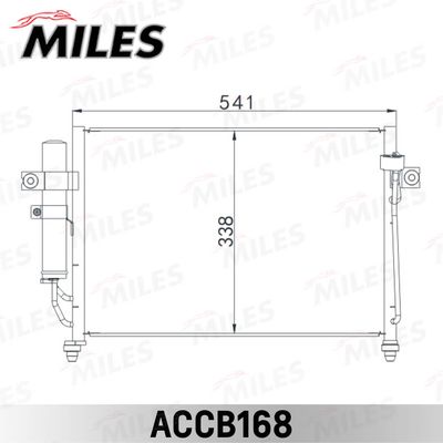 ACCB168 MILES Конденсатор, кондиционер