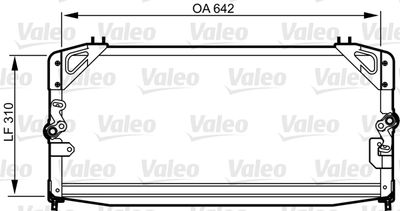 814279 VALEO Конденсатор, кондиционер