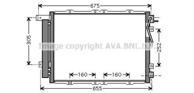 KA5091D AVA QUALITY COOLING Конденсатор, кондиционер