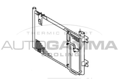 105029 AUTOGAMMA Конденсатор, кондиционер