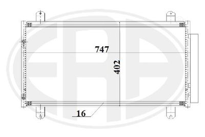 667196 ERA Конденсатор, кондиционер