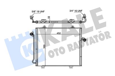108900 KALE OTO RADYATÖR Конденсатор, кондиционер
