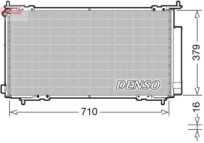 DCN40015 DENSO Конденсатор, кондиционер
