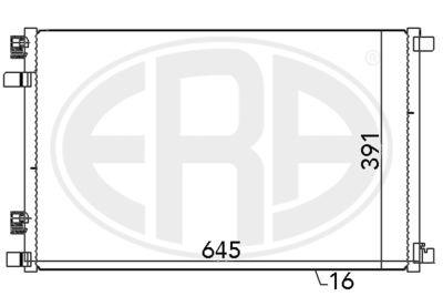 667021 ERA Конденсатор, кондиционер