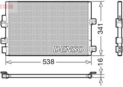 DCN23028 DENSO Конденсатор, кондиционер