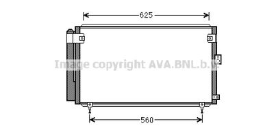 TO5558D AVA QUALITY COOLING Конденсатор, кондиционер