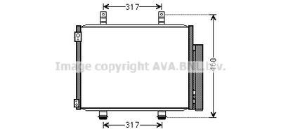 SZ5133D AVA QUALITY COOLING Конденсатор, кондиционер