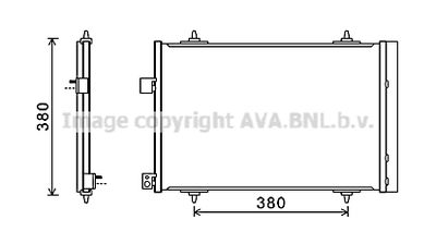 CNA5274D AVA QUALITY COOLING Конденсатор, кондиционер