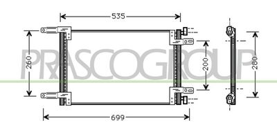 FT909C001 PRASCO Конденсатор, кондиционер