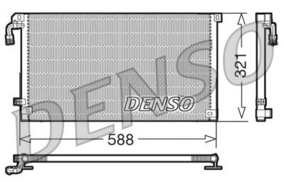 DCN07004 DENSO Конденсатор, кондиционер