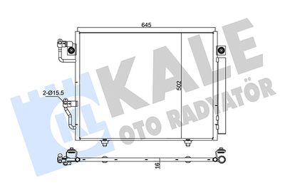 350630 KALE OTO RADYATÖR Конденсатор, кондиционер