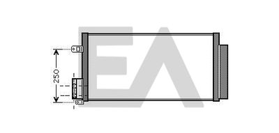 30C03013 EACLIMA Конденсатор, кондиционер