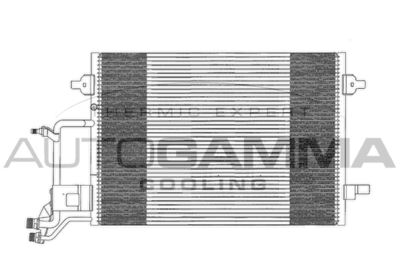 101833 AUTOGAMMA Конденсатор, кондиционер