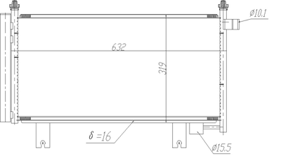 WG2160729 WILMINK GROUP Конденсатор, кондиционер