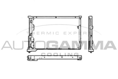 101567 AUTOGAMMA Конденсатор, кондиционер