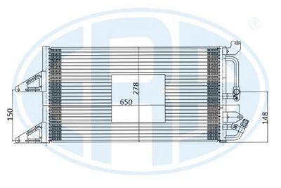 667229 ERA Конденсатор, кондиционер
