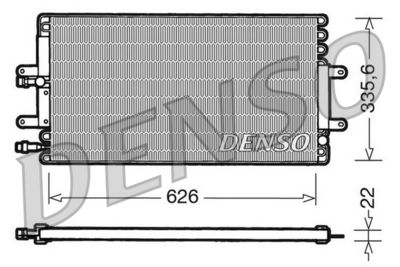 DCN23001 DENSO Конденсатор, кондиционер