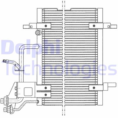 TSP0225011 DELPHI Конденсатор, кондиционер