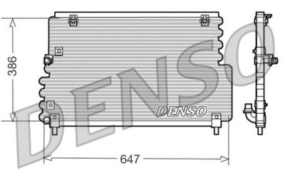 DCN33004 DENSO Конденсатор, кондиционер