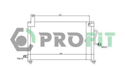 PR1108C1 PROFIT Конденсатор, кондиционер